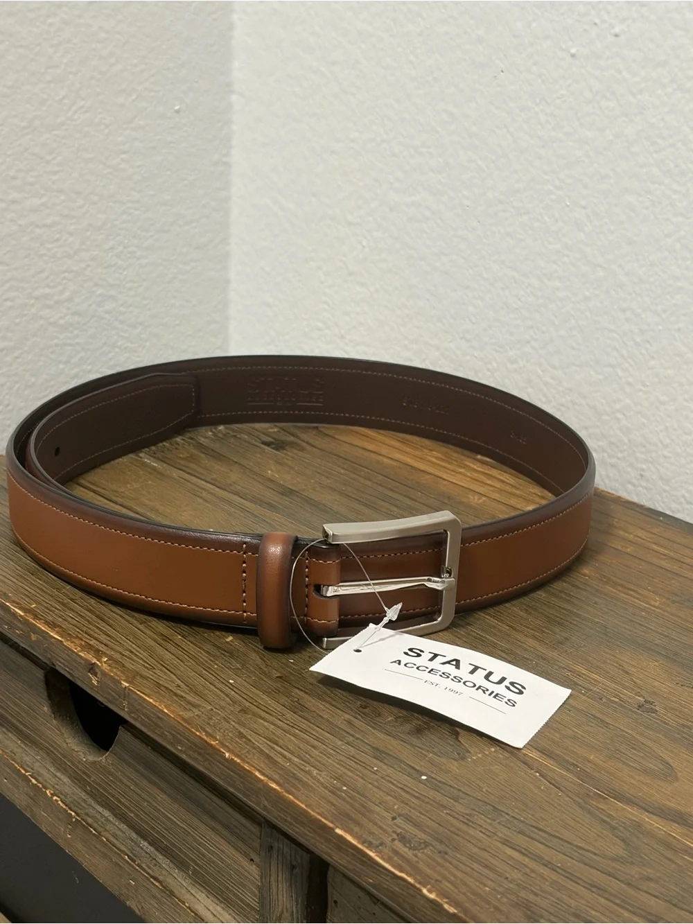 Two Tone Brown NWT Brand New Men’s Belt - 34W